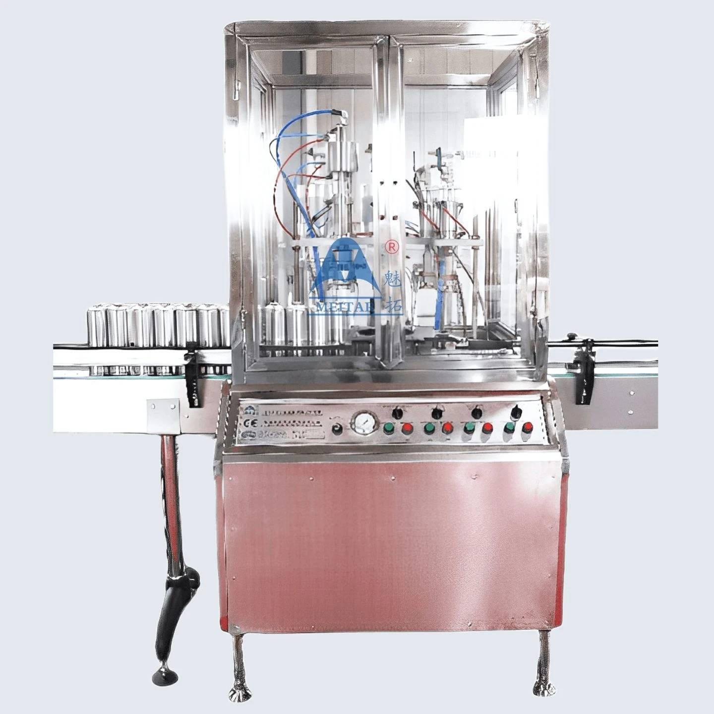 AUTOMATIC CRIMP & GAS FILLER